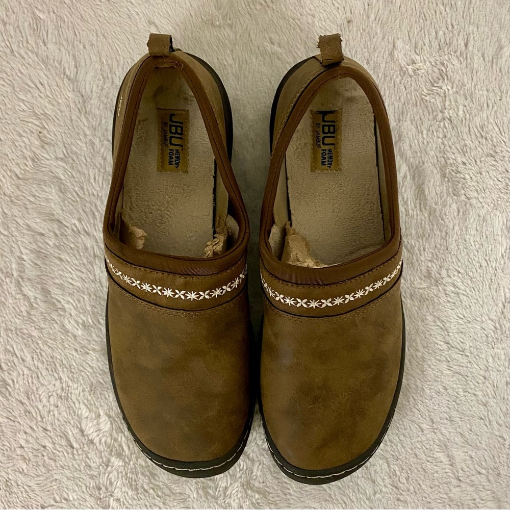 JBU by Jambu Becca Brown Microsuede Slip On Shoes Size 9.5M Faux Fur Lined - Picture 6 of 10